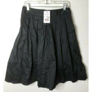 Dresstore Women's Vintage Pleated Skirt A-line Mid